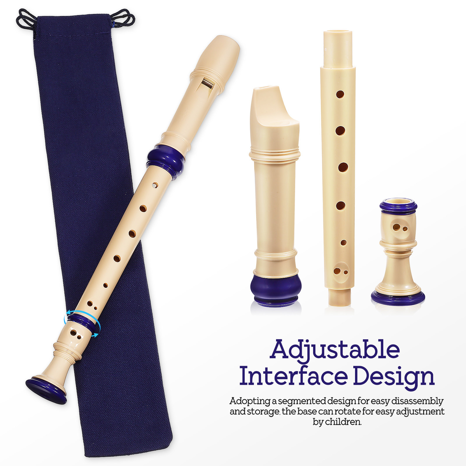 2 flautas de registro soprano, - Soprano Recorder Plastic reseña y precio
